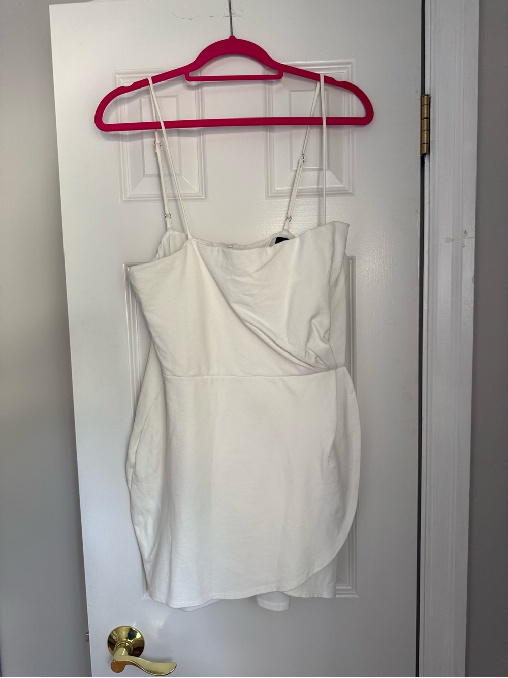 Lulu's White Spaghetti Strap Dress